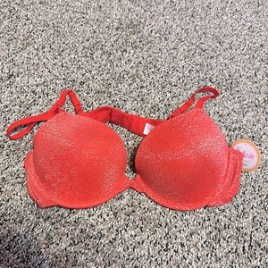 Flirtitude Sparkly Red T shirt Bra